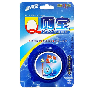 藍(lán)月亮Q廁寶50g（自動(dòng)清潔、除菌辟臭、耐用一月）